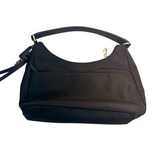 Tumi Voyageur Adelaide Medium Zip-Top Hobo Color: Black Gold.